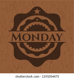 Monday wooden signboards