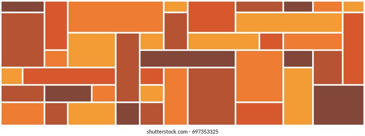 Mondrian Pattern Square Design Vector For Arcitecture,interior,textile,floor,wall, Glass Screen. (Set 1)