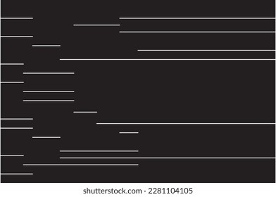 Mondrian of style pattern. Design lines black and white colors. Design print for illustration, textile, texture, wallpaper, background, architecture. Set 7