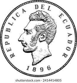 Moneda de Ecuador, Sucre, vector