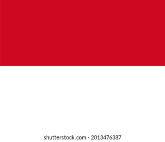 The Monegasque National Flag Of Monaco, Europe