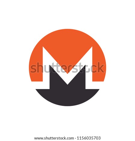 monero coin XMR Cryptocurrency logo vector