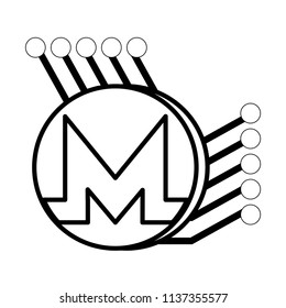 monero symbol design