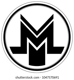 Monero virtual money currency. Cryptocurrency