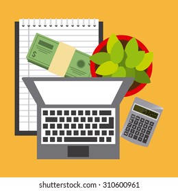 monetary affairs design, vector illustration eps10 graphic 