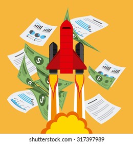 monetary analysis design, vector illustration eps10 graphic 