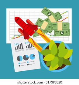 monetary analysis design, vector illustration eps10 graphic 