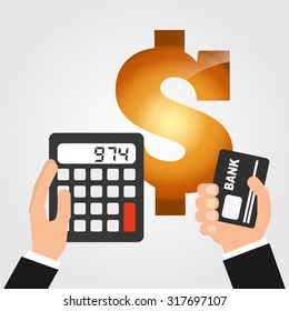 monetary investment design, vector illustration eps10 graphic 