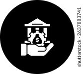 Monetary Policy Icon Element For Design
