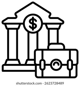 Elemento De Icono De Política Monetaria Para El Diseño