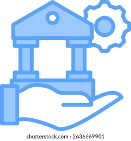 Monetary Policy Icon Element For Design