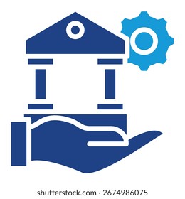 Elemento De Icono De Política Monetaria Para El Diseño