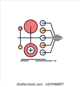monetization, finance, money, transfer, value Flat Color Icon Vector