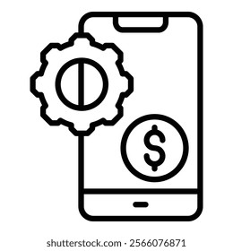 Monetization Icon Element For Design