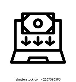 monetization icon or logo isolated sign symbol vector illustration - high quality black style vector icons
