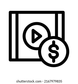 monetization icon or logo isolated sign symbol vector illustration - high quality black style vector icons
