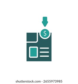 icono de monetización. Vector. Trazo editable. signo de estilo lineal para uso Diseño web, logotipo. Ilustración de símbolo.