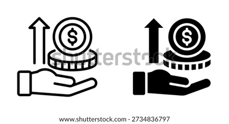 Monetize icon, element icon for business opportunities, Design Branding, Print, and Digital Media