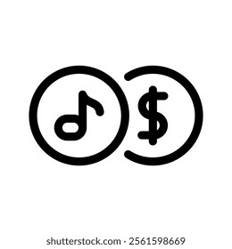 Monetize Icon Vector Symbol Design Illustration