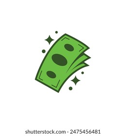 money abstract logo modern style