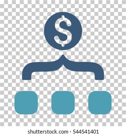 Money Aggregator icon. Vector pictogram style is a flat symbol, color, chess transparent background. Designed for software and web interface toolbars and menus.