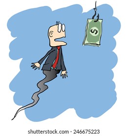 money attract man like a fish