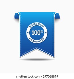 Money Back Blue Vector Icon Design