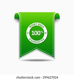 Money Back Green Vector Icon Design