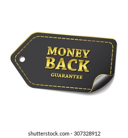 Money Back Guarantee golden Vector Icon Design