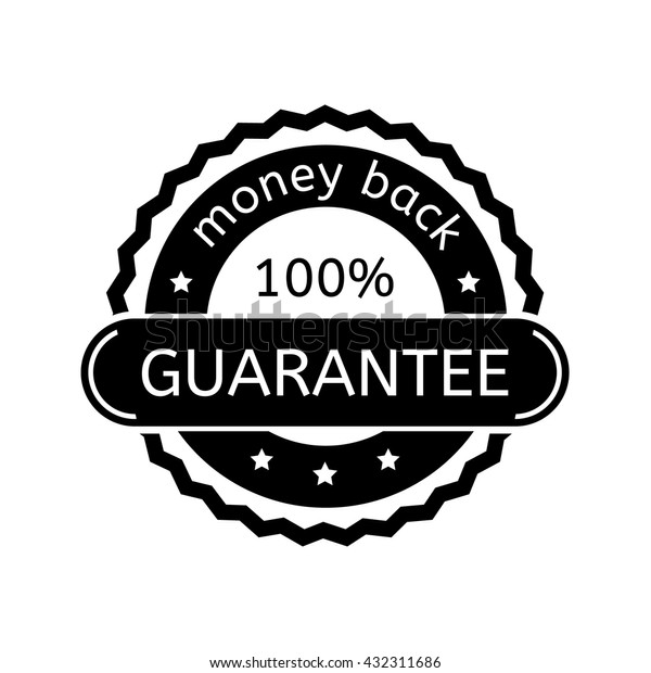 Money Back Guarantee Icon Isolated On Stock Vector (Royalty Free) 432311686