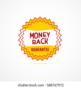 "Money back guarantee" label