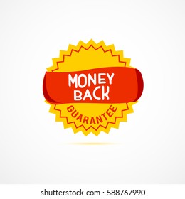 "Money back guarantee" label