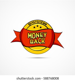 "Money back guarantee" label