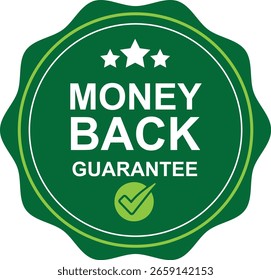 Money Back Guarantee Symbol for Refund and Purchase Confidence