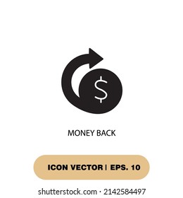 money back icons  symbol vector elements for infographic web