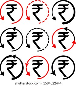 Money Back Pound Icon Vektorgrafik