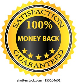 Money Back Satisfaction Guaranteed Badge