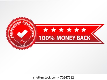 money back satisfaction vector