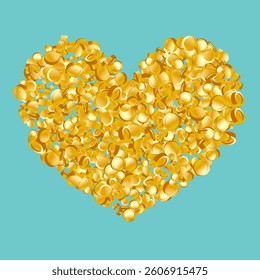 Money Background. Golden Vector Coins Rain. Flying 3d Cash for Casino Business  Banner. Cash Back Illustration. Win in a Lottery Concept Design. Cashback Explosion. Sale Discount Background. 