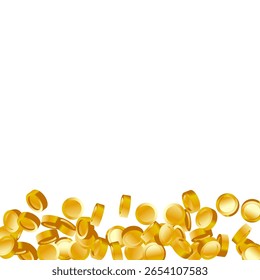 Fundo Monetário. "Golden Vetor Coins Rain" (em inglês). Bandeira de negócios Flying 3d Cash for Casino. Ilustração de Cash Back. Ganhe em um projeto de conceito de loteria. Explosão Cashback. Histórico de Desconto de Venda. 