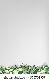 Lot of money background vector illustration