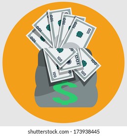 Money in the bag 
