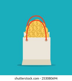 Dinero en la bolsa
