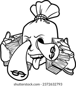 money Bag
Cartoon Character
 vector
 illustration
 cartoon
 isolated
 cash
 character
 finance
 icon
 design
 business
 bag
 sign
 set
 bank
 symbol
 currency
 dollar
 banking
 wealth
 financial