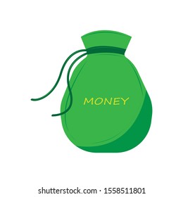 Money bag clip art design. vector illustration image.