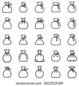 Money Bag Clip Art featuring a classic money sack design, perfect for finance, savings, banking, business, investment, budgeting, wealth, accounting, and cash-themed projects. Ideal for Cricut crafts, stickers, logos, printables, invitations, digital planners, and commercial or personal creative designs.
