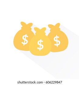 Money bag concept by A group money bag.