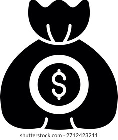 Money Bag Criativo Vetor Icon Design