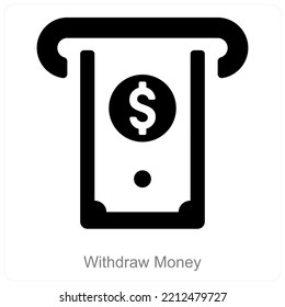 Bolsa de dinero y concepto de icono de moneda