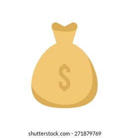 Money bag, currency, sack icon vector image. Can also be used for banking, finance, business. Suitable for web apps, mobile apps and print media.